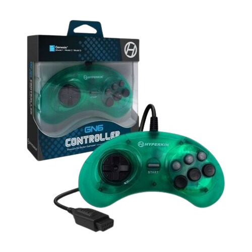 Controle Hyperkin Gn6 Seis Botões Sega Gênesis Mega Drive