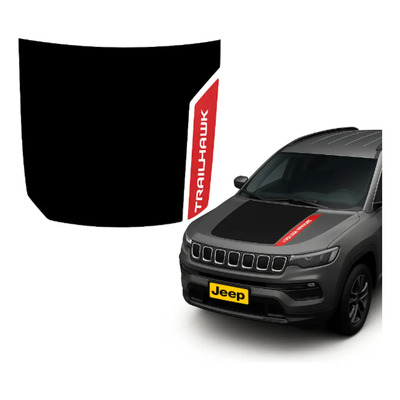 Adesivo Capo Jeep Compass Trailhawk - Preto