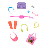 Barbie Fashion & Beauty Accesorios Para Muñeca Estilo 80´s