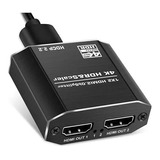 Spliter Hdmi 4k - 1 A 2 - 60hz -version 2.0 Metalico Real 4k