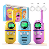 Walkie Talkies Para Niños Recargable, 48 Horas De Tiem...