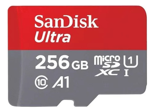 Sandisk Ultra 256 Gb Tarjeta Memoria Micro Sdxc Adapta Sd Ev