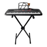 Teclado Musical 54 Teclas Y Soporte Metalico Kaiser Kit-5470