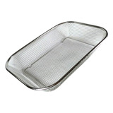 Colador Cocina Acero Inoxidable Rectangular Malla Multiusos