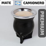 Linea Premium!set Matero Argentino!mate Camionero+bombilla