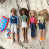 Lote 4 Barbies Muñecas Originales Mattel /5