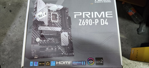 Motherboard Asus Prime Z690-p D4 1700 12 Va Gen Ddr4