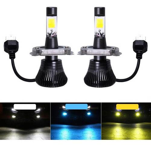 H4 Hs1 Led Faros Delanteros De Motocicleta Bombillas Mazorca