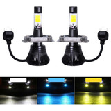 H4 Hs1 Led Faros Delanteros De Motocicleta Bombillas Mazorca