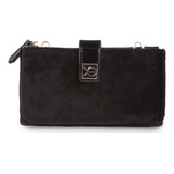 Cartera Cloe Para Mujer Grande 2 En 1 Cierre Sencillo Suede