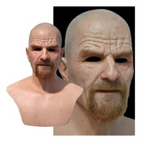 1 Gift Latex Harness Real Bald Mask Mr White Halloween