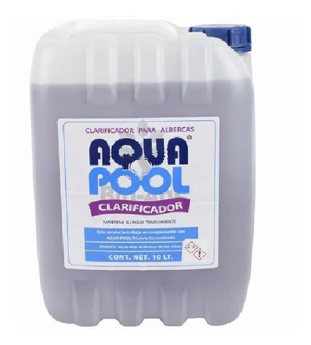 Clarificador Aqua Pool 10lts Alberca