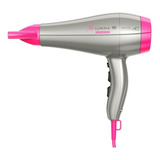 Secador De Cabelo Ga.ma Italy New Lumina 3d Bechd0000002428 Prateado E Rosa 127v/220v