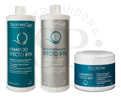 Kit Bonmetique Btx Shampoo + Acondicionador + Máscara 
