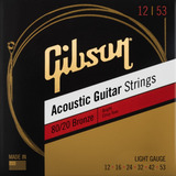 Gibson Cordas Violão Aço 012.053 Bronze Ac 8020 Light