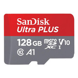 Cartão De Memória Sandisk Sdsqub3-128g-ancia  Ultra Plus Com Adaptador Sd 128gb