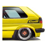 Stickers Franja Lateral Para Vw Golf + Espejos 4 Pzs