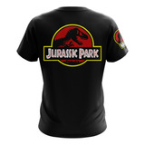 Camiseta Dry-fit Jurassic Park Nostalgica Geek Nerd Env1