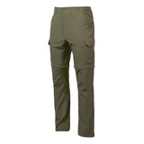 Pantalón Natural Flex Desmontable Oliva Hombre