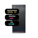 Computador Cpu Intel Core I7 Memória 8gb Ddr3 Ssd 120gb