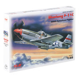 Avión Militar Mustang P-51c Modelo Wwii American Fighter 148