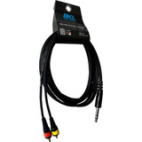 Cable Rca A Plug 6.4mm Bkl Audio 3m Profesional Auxiliar