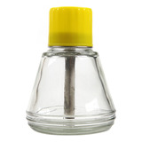 Botella Quitaesmalte De Vidrio Vacía De 150 Ml En Forma De G