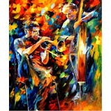 5d Diamond Painting Jazz Duo Diamantes Cuadrados 4mybebe