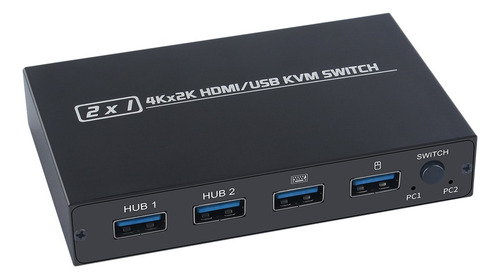 Comutador Kvm Am-kvm 2 Em 1 Comutador Kvm Aimos Hdmi/usb 2