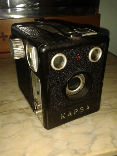 Camera Antiga Kapsa Em Baquelite (only Wood773)