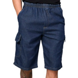 Bermuda Cargo Jeans Top Dazzling Original Masculino Promocao