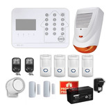 Kit Alarma Domiciliaria Inalambrica Casa Via Wifi/gsm/linea