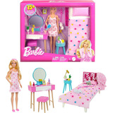 Barbie Muñeca Playset Cuarto De Los Sueños Con Accesorios