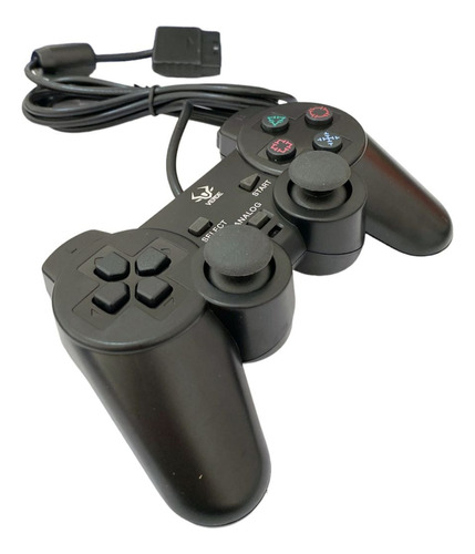 Controle Videogame Para Ps 2 / Vibração Com Fio