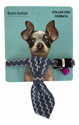Collar Con Corbata Para Mascotas Gatos Perros Pequeños