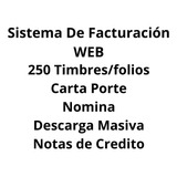Facturación Electrónica Cfdi 4.0 250 Folios/timbres