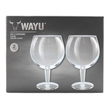 Set 2 Copones Cerveceros 670ml Wayu Color Transparente