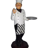 Figura De Chef Con Bandeja - S72106