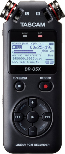 Gravador Áudio  Tascam Dr-05x Digital Portátil Versão 2019