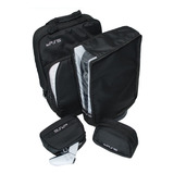 Kit 4 Peças Para Ps5 - Bolsa + Capa Console E  2 Cases