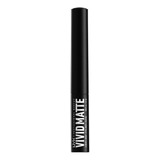 Nyx Delineador De Ojos Liquido Vivid Mate Black 2.0 Ml