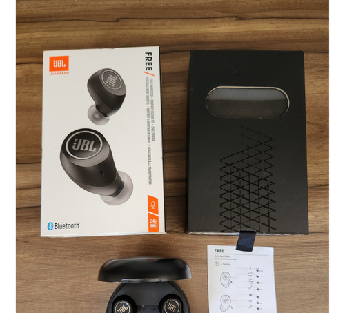 Fone De Ouvido Bluetooth Jbl Free Ii In-ear Preto Usado