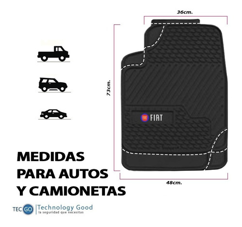 Piso De Auto Tipo Fiat Pvc/tapis/protector/suelo Foto 2