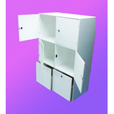 Mueble Multifunción Modular Cubos Repisa Biblioteca Juguetes