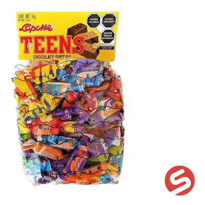 Chocolate surtido Laposse Teens 1kg | Meses sin interés