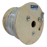 Cable De Acero 7x7 Recubierto Pvc Aksi 130535 6.35mm X 75m