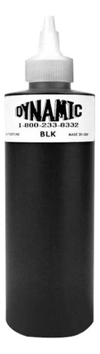 Black 8 Oz. - Tinta Para Tatuar Dynamic 