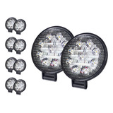 Tunelight 5 Pares De Faros Redondos 9 Leds 36w Moto/jeep/4x4