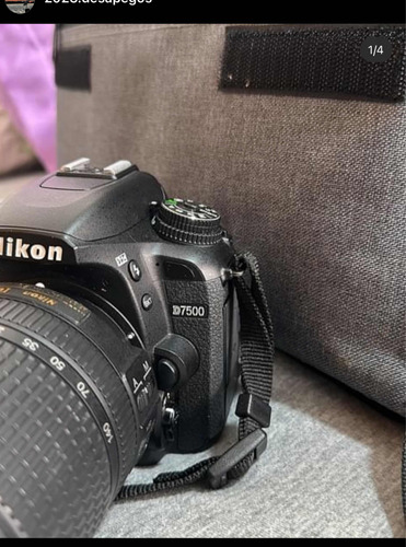 Máquina Fotográfica Nikon Com Lente E Bolsa