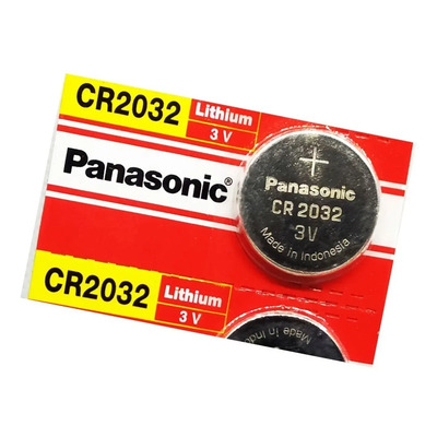 5 Pilas Cr2032 Panasonic Original 3v Litio Larga Caducidad | Envío gratis